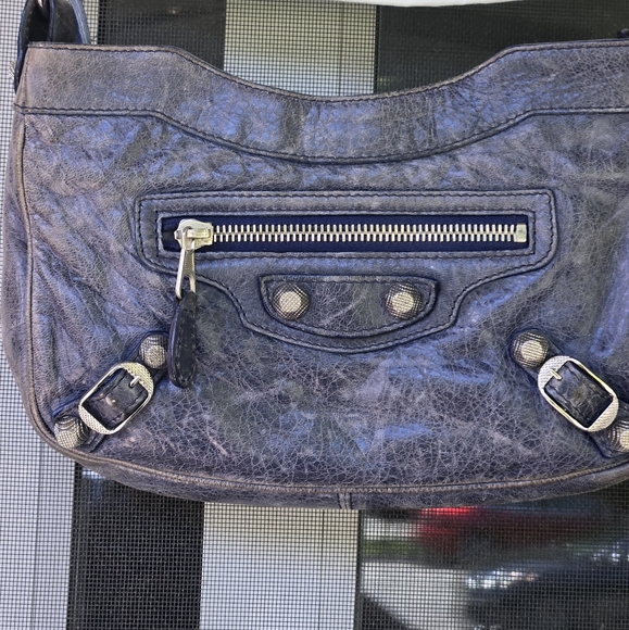 Balenciaga Motocross bodyStrap Blue/lite Blue Distressed. - Picture 9 of 16